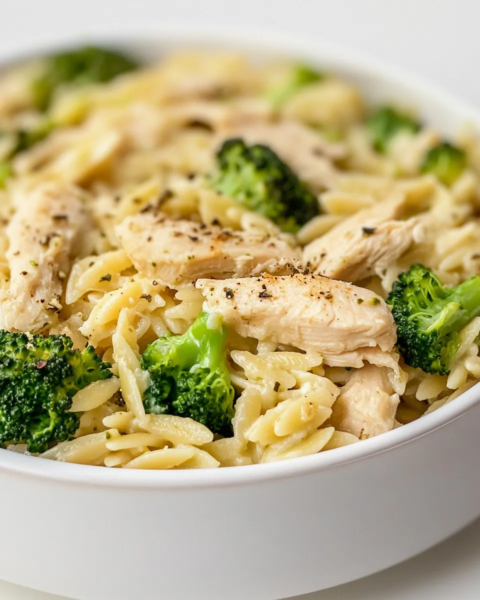 Easy Chicken and Broccoli Orzo photo
