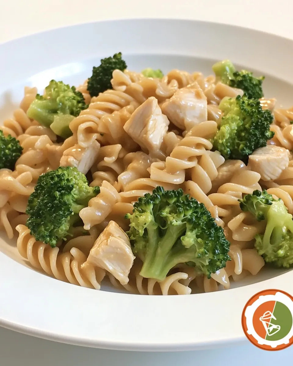 Healthy Chicken and Broccoli Pasta Toss Recipe dish photo