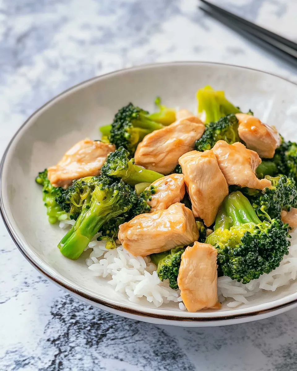 Delicious Chicken and Broccoli Stir-Fry shot