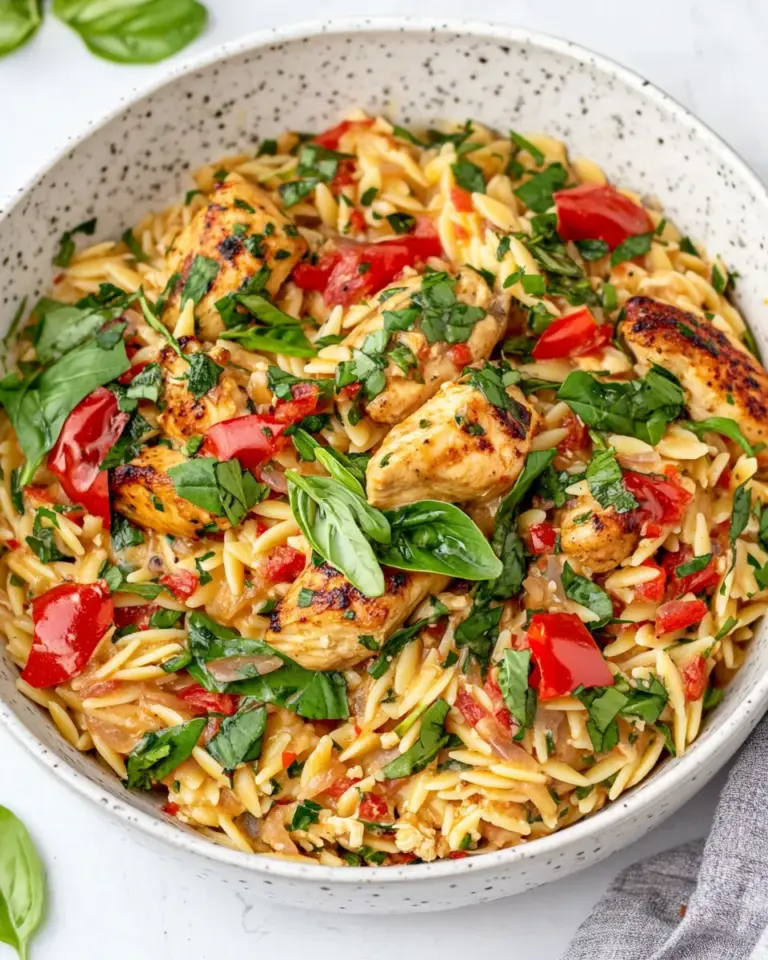 Homemade Chicken and Orzo recipe photo