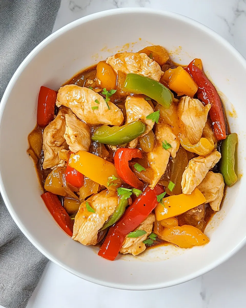 Classic Chicken and Pepper Stir-Fry image