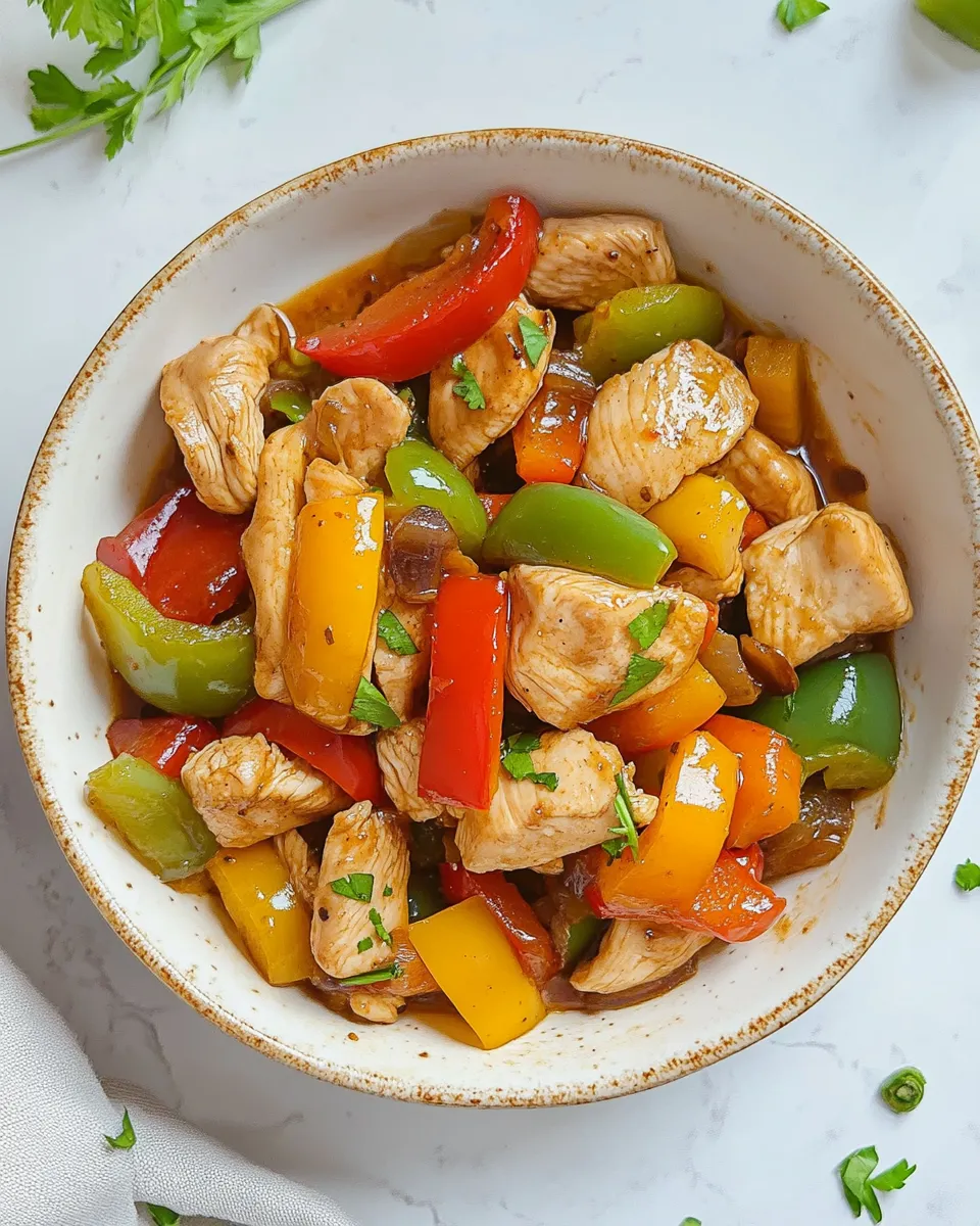 Easy Chicken and Pepper Stir-Fry recipe photo