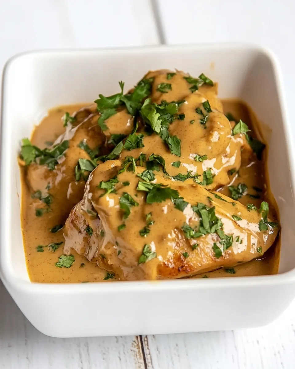 Classic Chicken with Peanut Sauce image