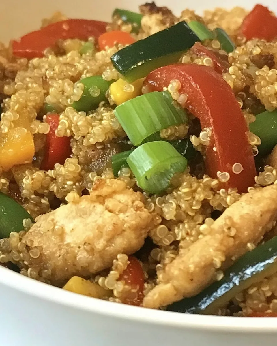Classic Chinese Chicken Fried Quinoa image