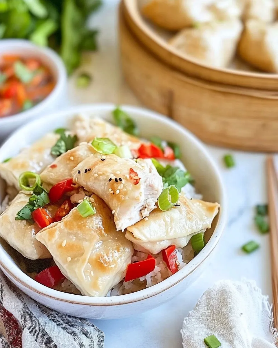 Easy Chinese Chicken Parcels recipe photo