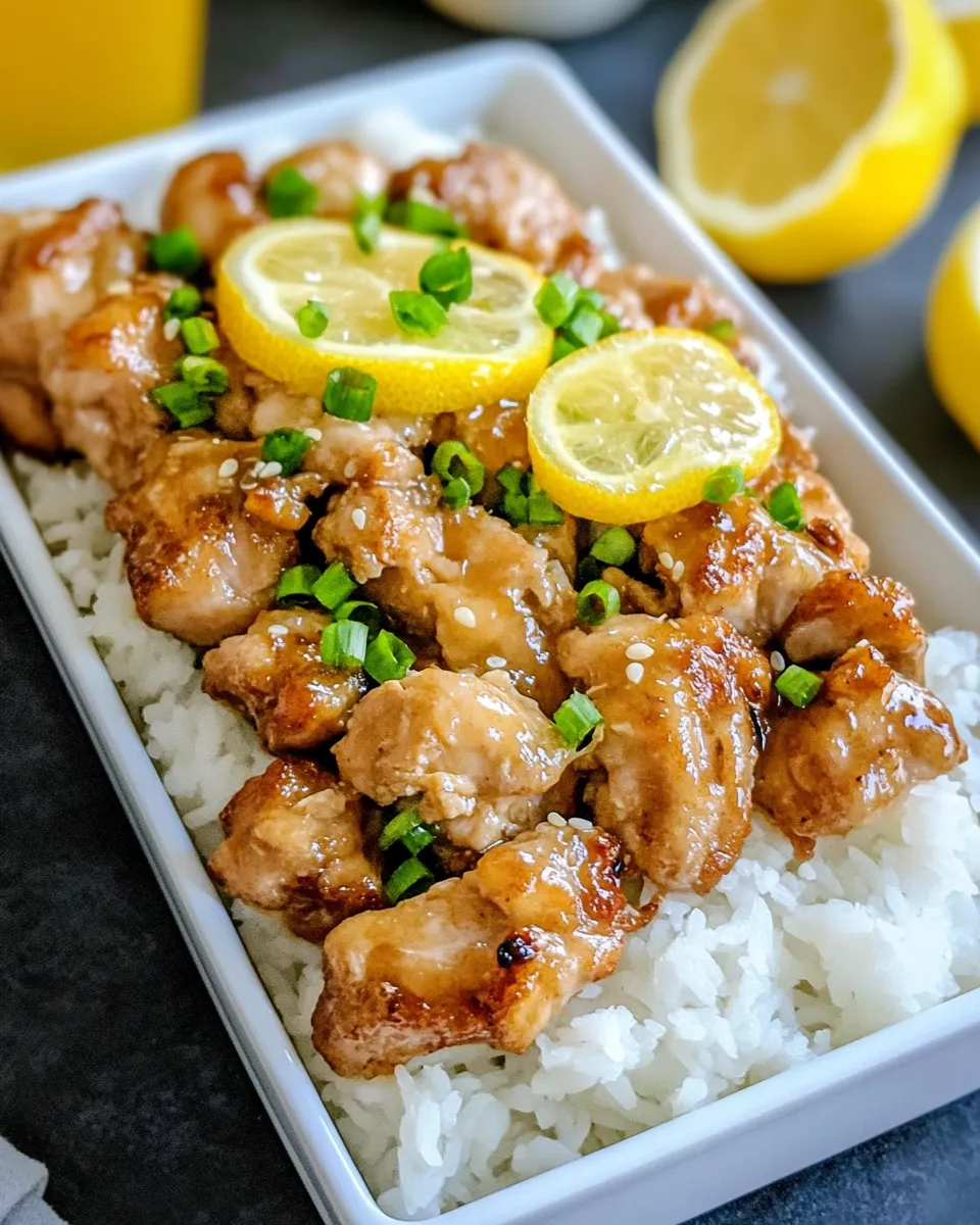 Classic Chinese Lemon Chicken image