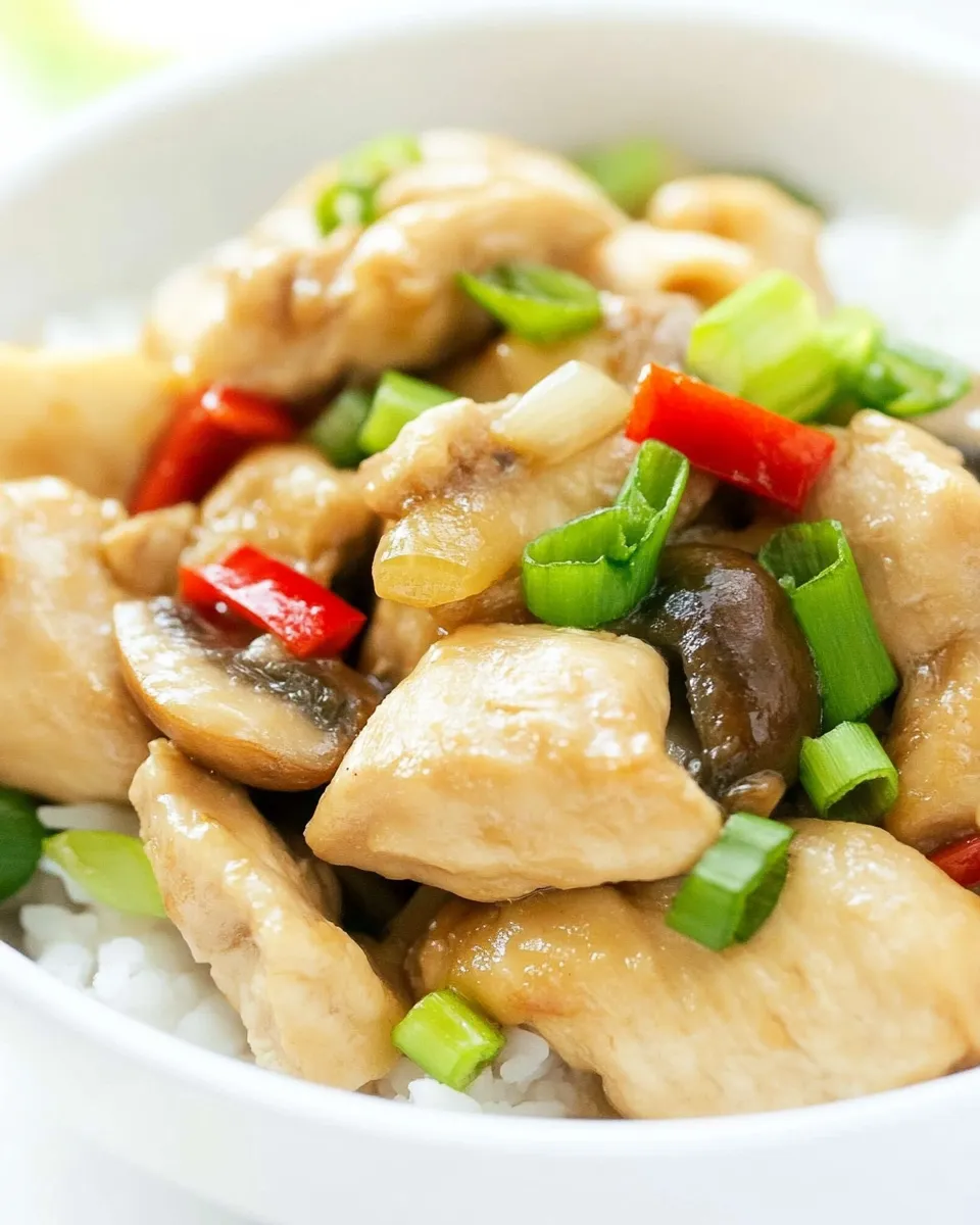 Classic Chinese Mushroom Chicken image