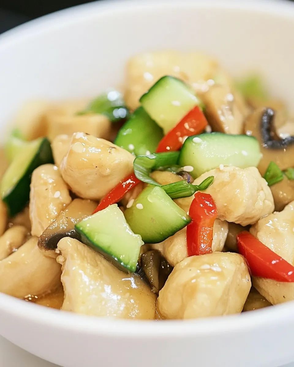 Easy Chinese Mushroom Chicken recipe photo