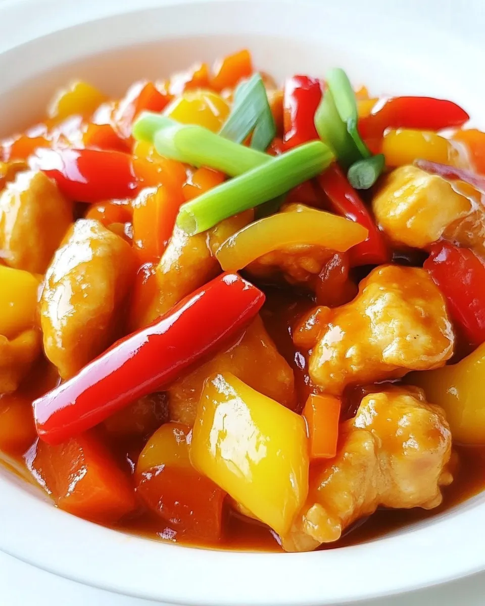 Classic Chinese Sweet and Sour Chicken image