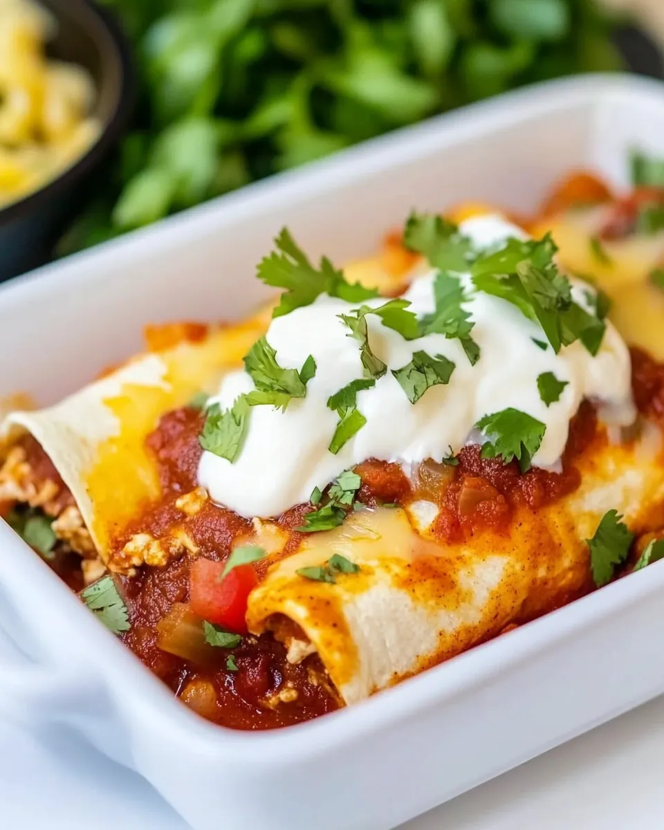 Savory Chipotle Chicken Enchiladas dish photo