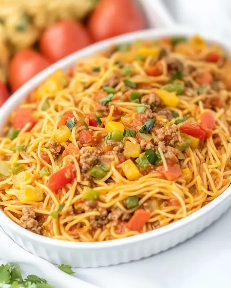 Homemade Church Supper Spaghetti photo
