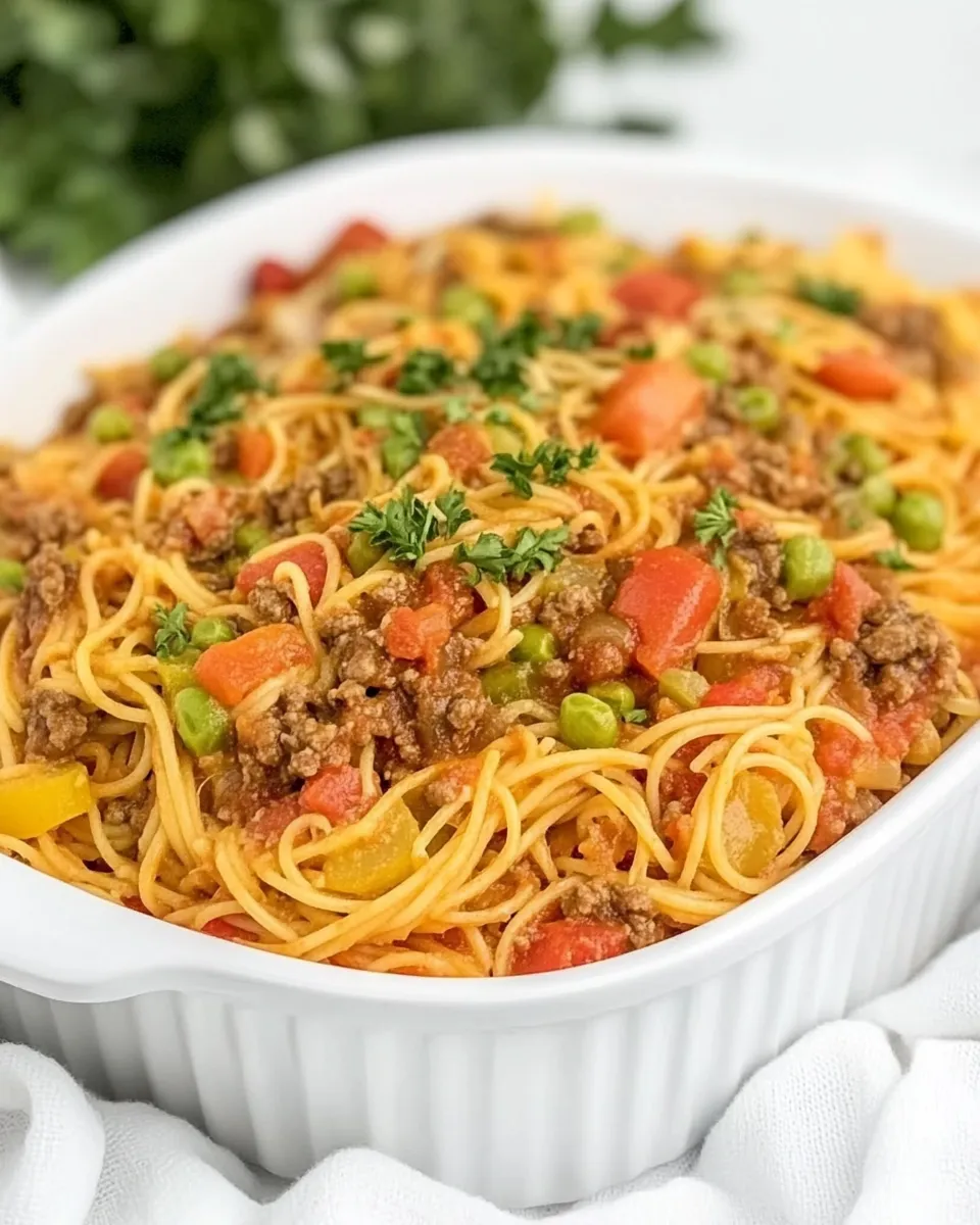 Easy Church Supper Spaghetti recipe photo