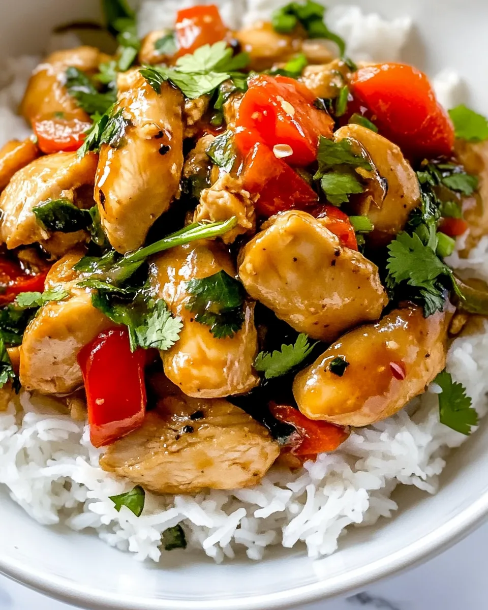 Easy Cilantro Chicken Stir Fry recipe photo