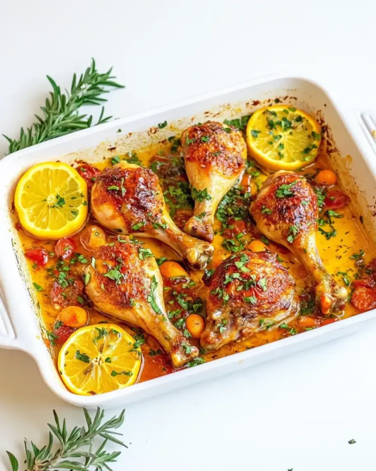 Easy Citrus Roasted Chicken Legs photo