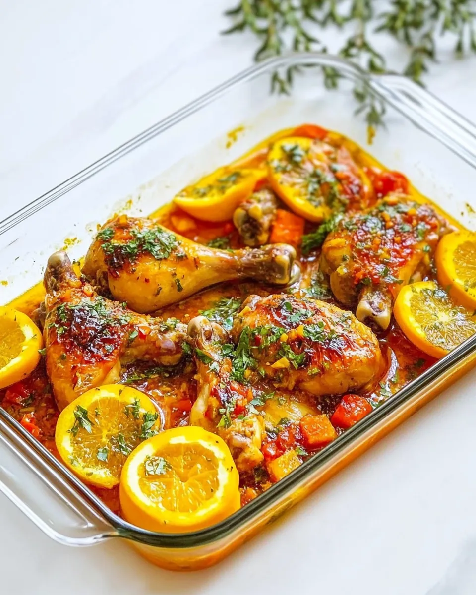 Delicious Citrus Roasted Chicken Legs image
