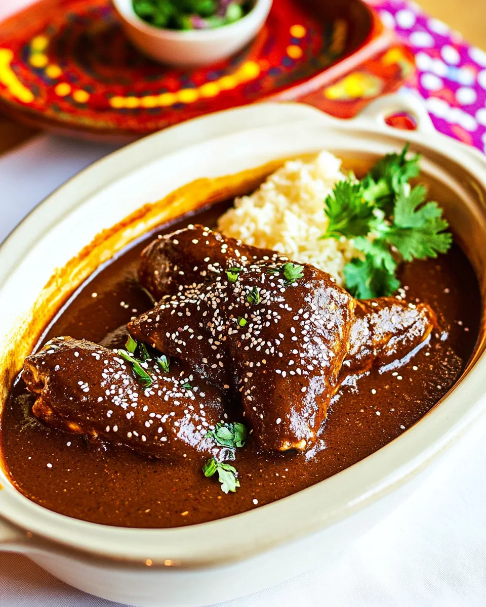 Savory Classic Chicken Mole dish photo
