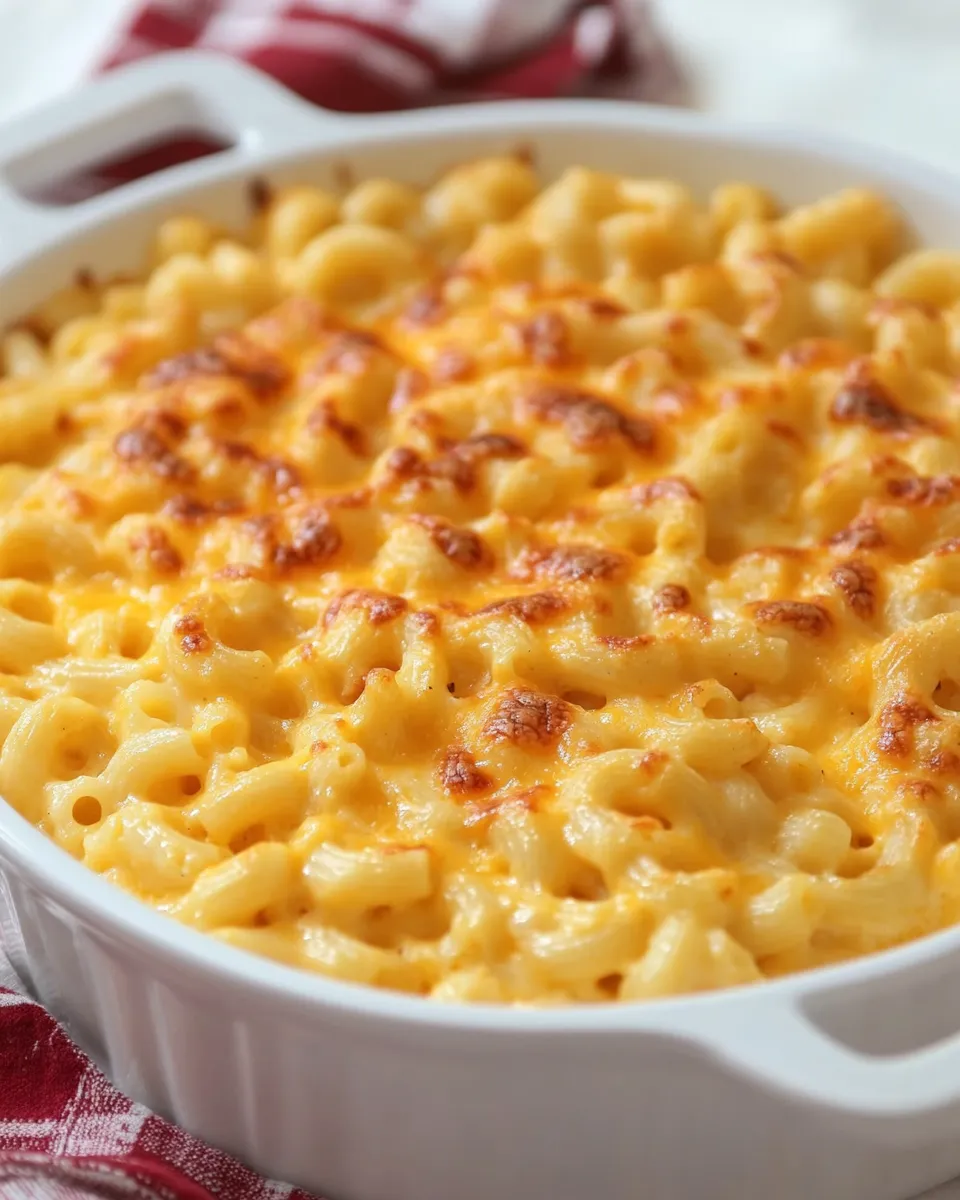 Quick Classic Macaroni and Cheese shot