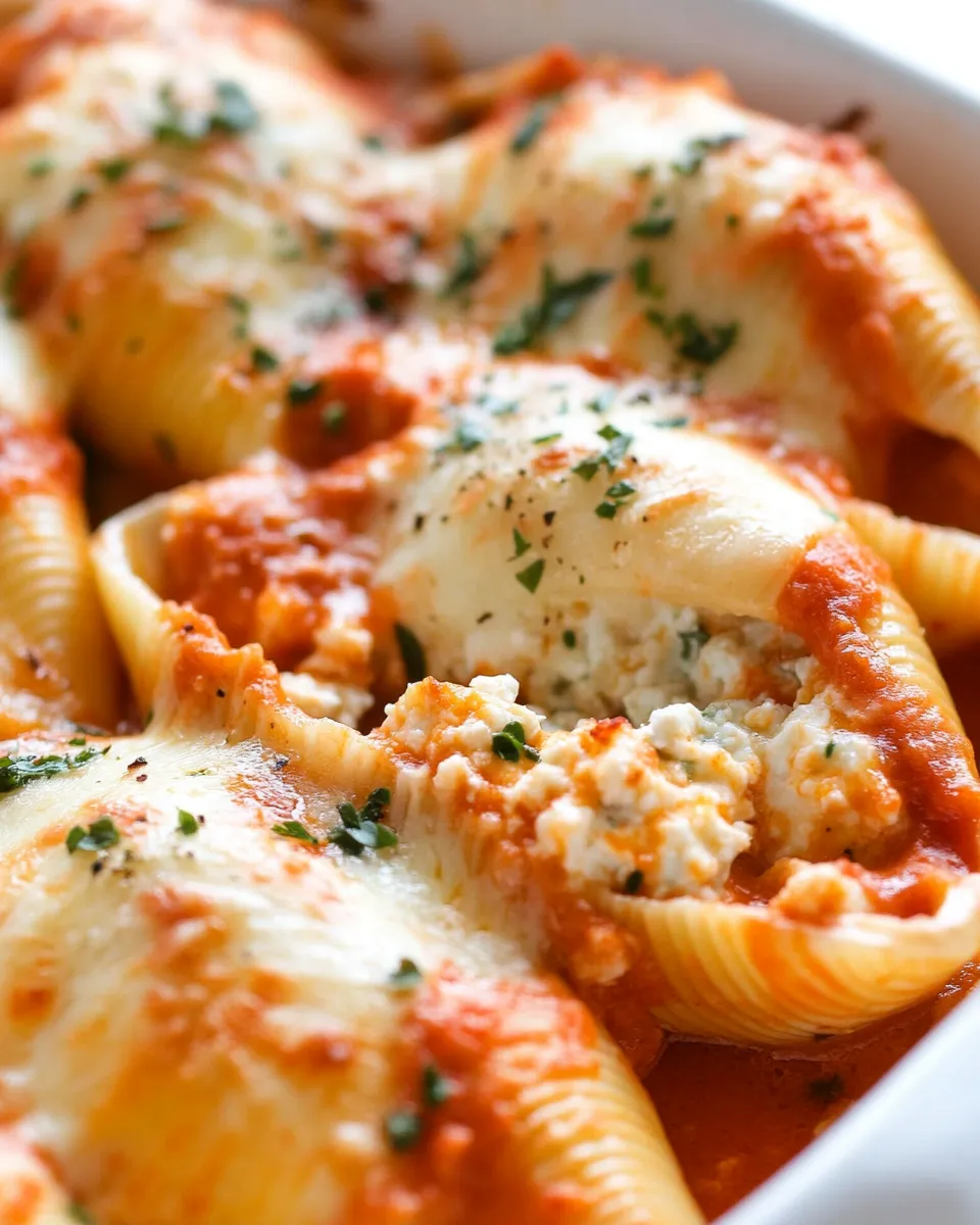 Homemade Classic Stuffed Shells (with Cottage Cheese) photo