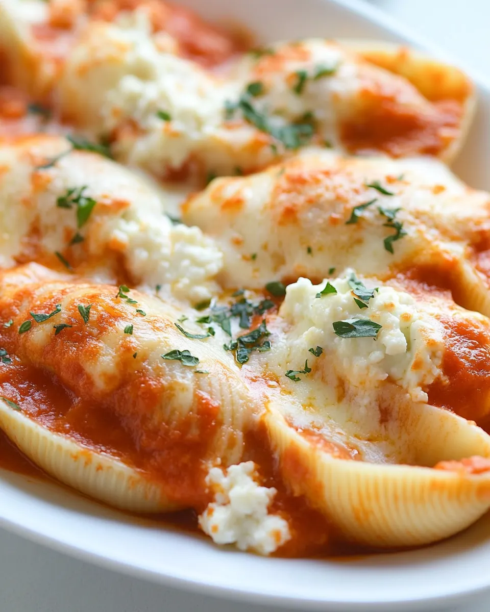 Delicious Classic Stuffed Shells (with Cottage Cheese) image