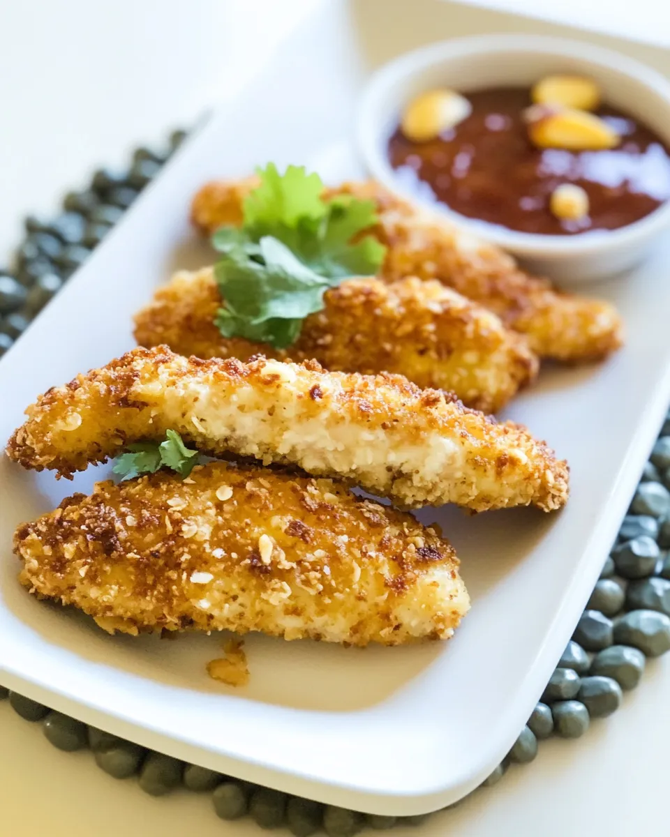 Easy Coconut Macadamia Chicken Tenders recipe photo