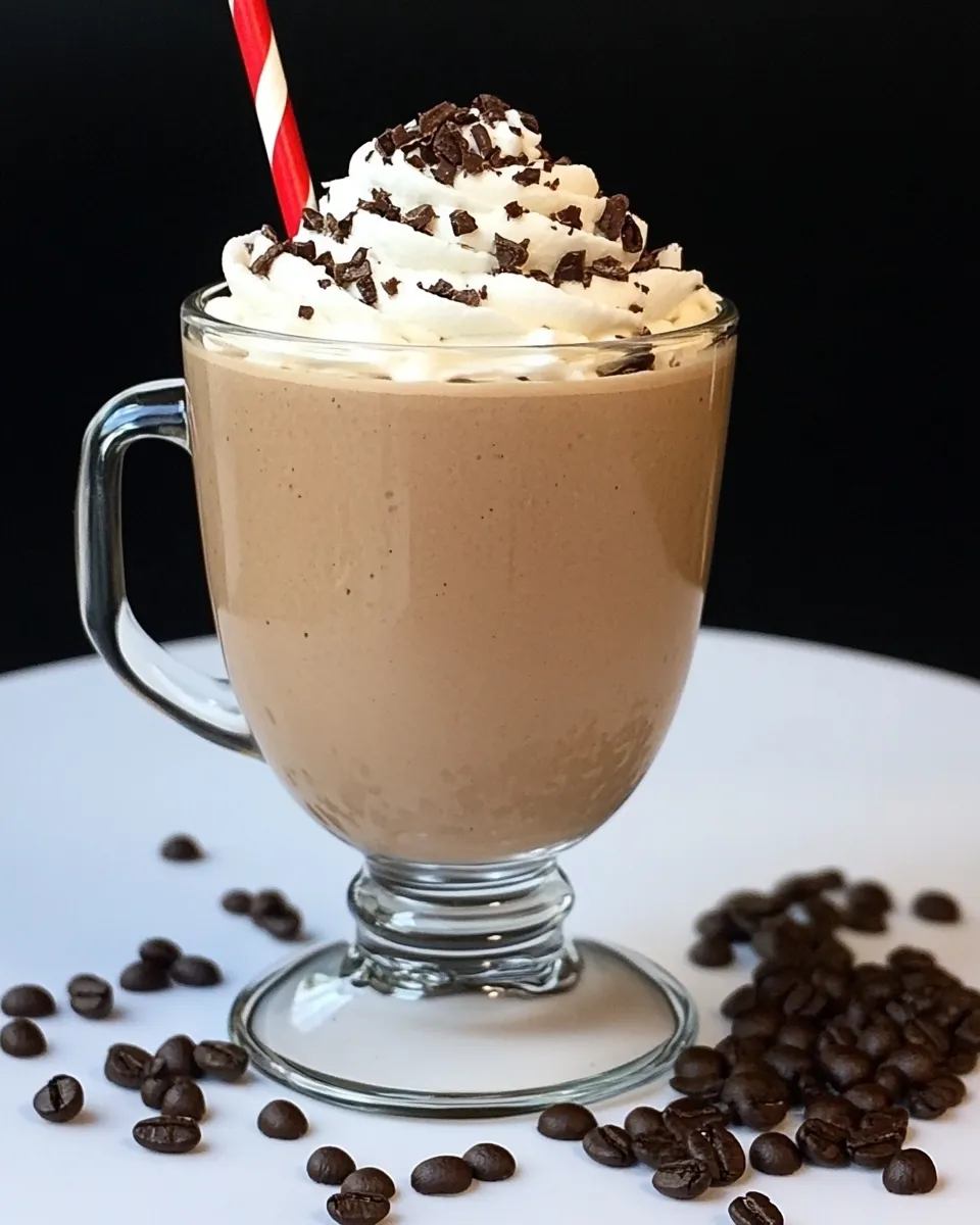 Delicious Coffee Protein Shake shot