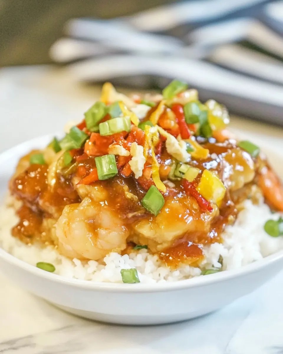 Easy Copycat Cheesecake Factory Bang Bang Chicken and Shrimp recipe photo
