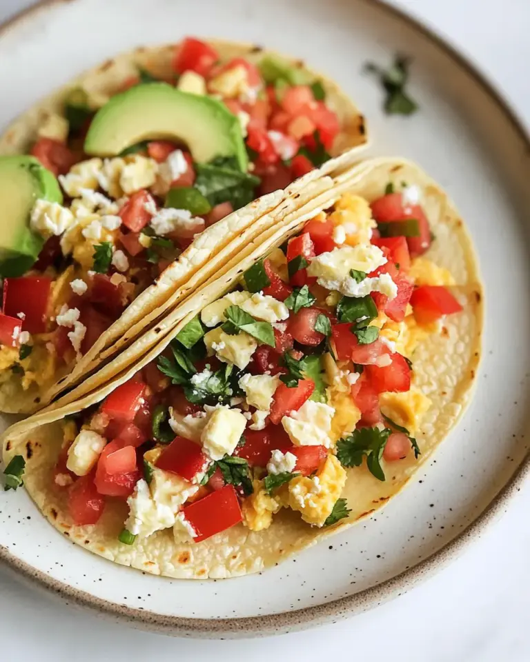 Homemade Cottage Cheese Breakfast Tacos photo