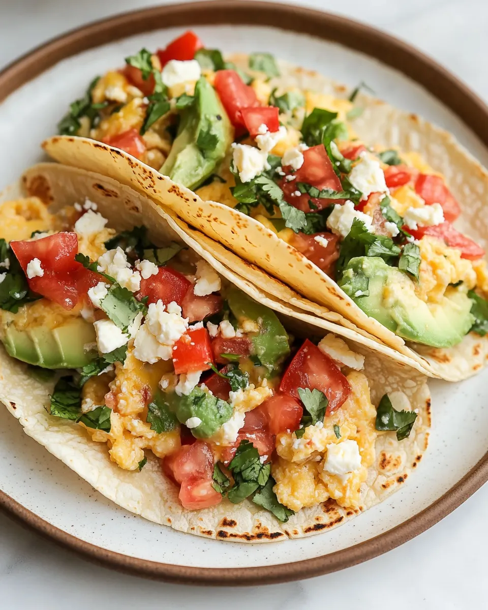 Easy Cottage Cheese Breakfast Tacos recipe image