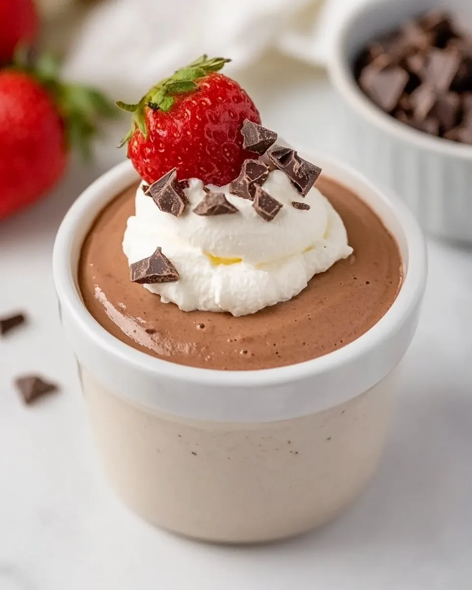 Classic Cottage Cheese Chocolate Mousse image