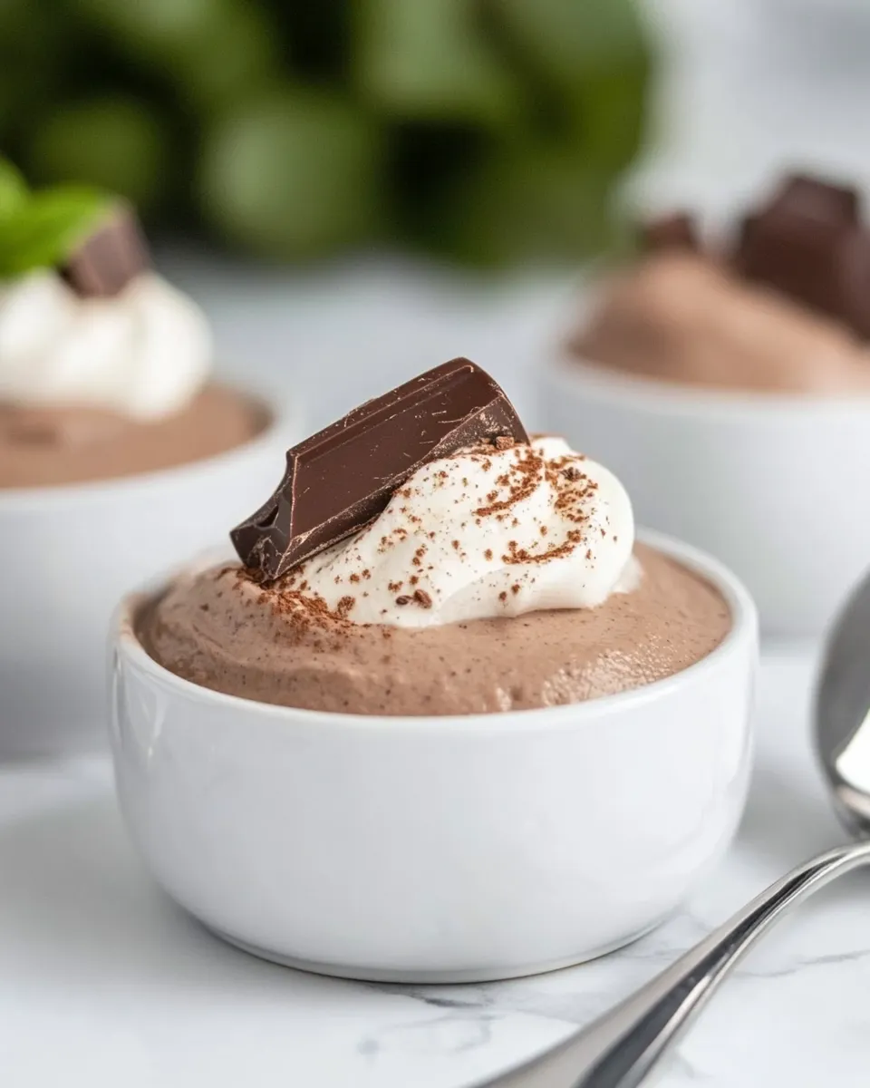 Delicious Cottage Cheese Chocolate Mousse dish photo