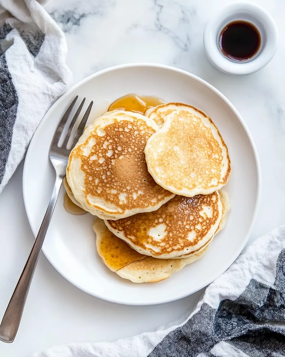 Delicious Cottage Cheese Pancakes image