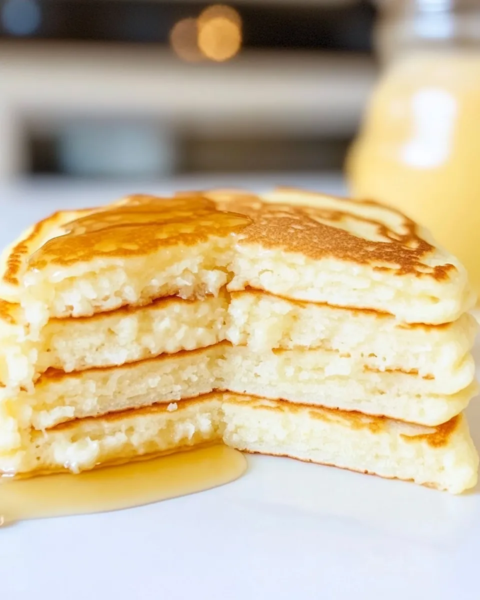 Homemade Cottage Cheese Pancakes Recipe (Quick & Easy) photo
