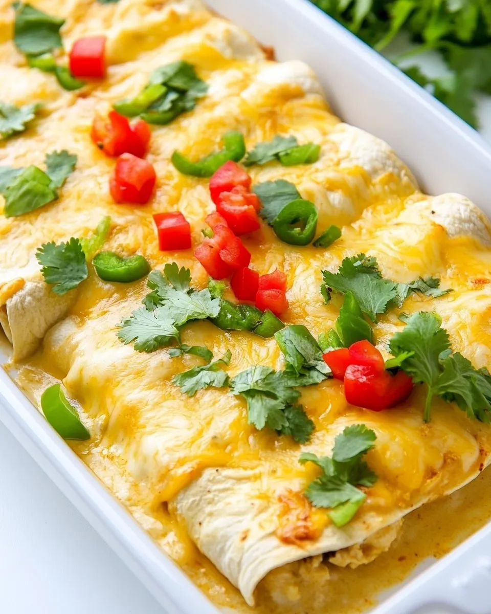 Easy Cream Cheese Chicken Enchiladas recipe photo