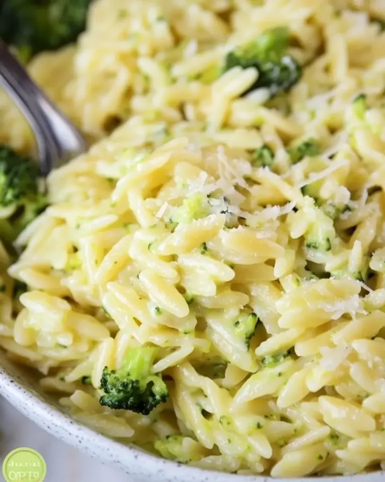 Homemade Creamy Broccoli Orzo photo