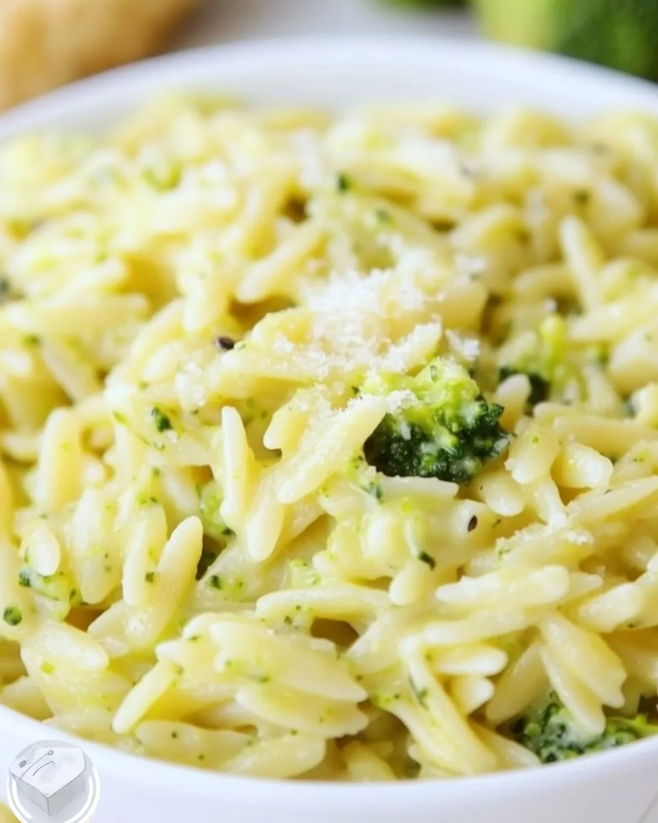 Delicious Creamy Broccoli Orzo image