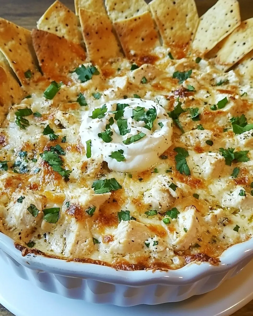 Homemade Creamy Chicken Caesar Dip photo