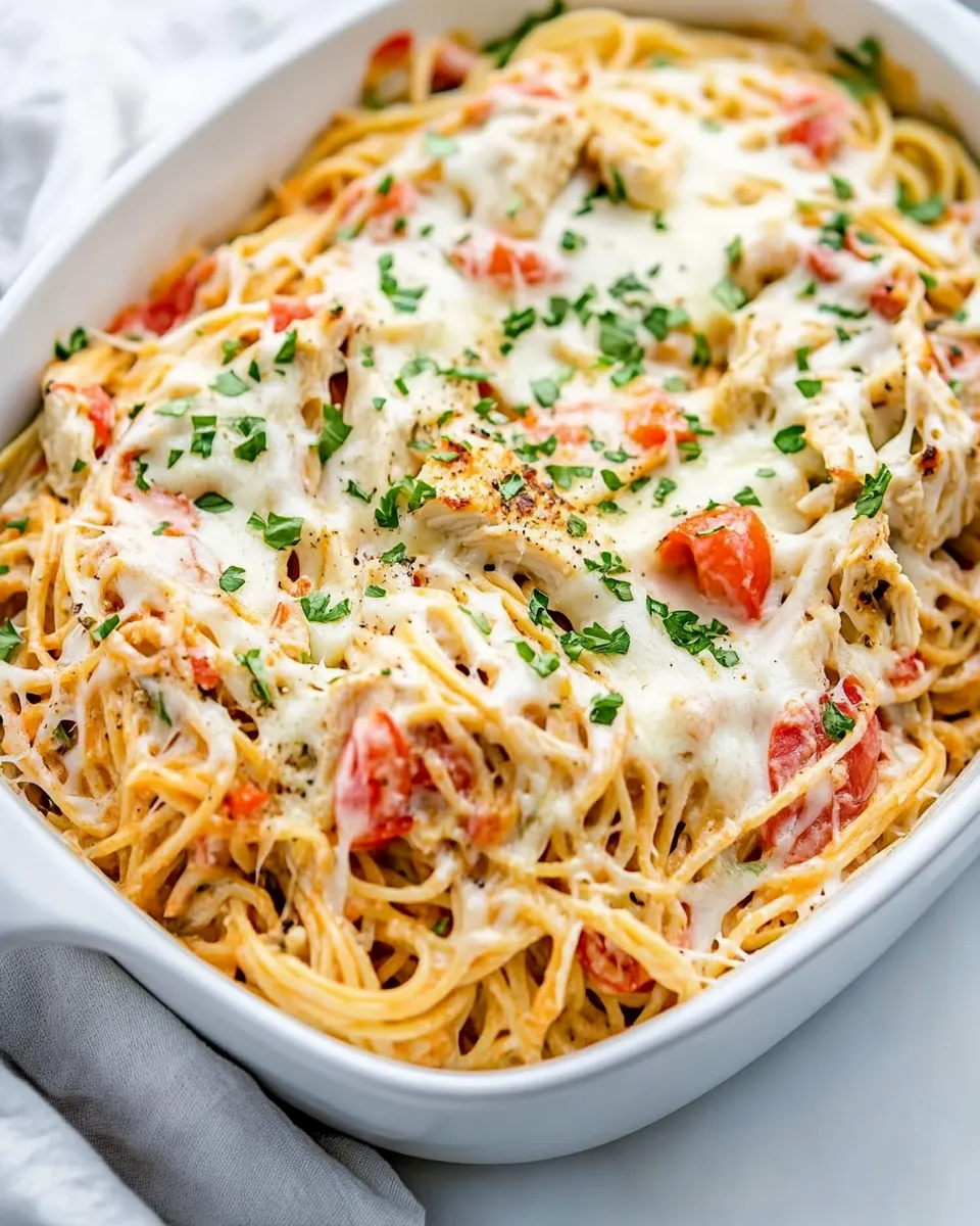 Classic Creamy Chicken Spaghetti image