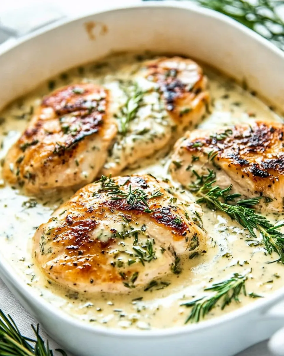 Easy Creamy Chicken With Herbs recipe photo