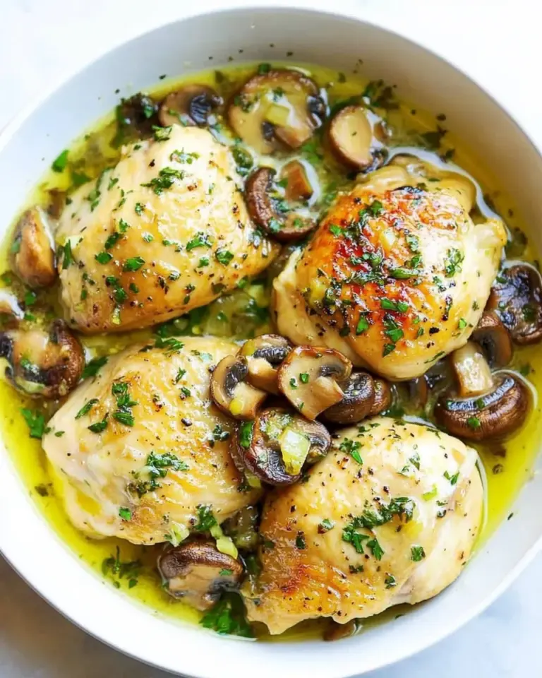 Homemade Creamy Garlic Mushroom Chicken (Instant Pot) photo