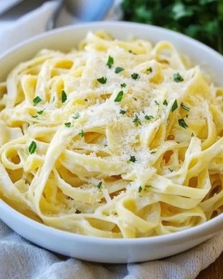 Homemade Creamy Garlic Parmesan Fettuccine photo