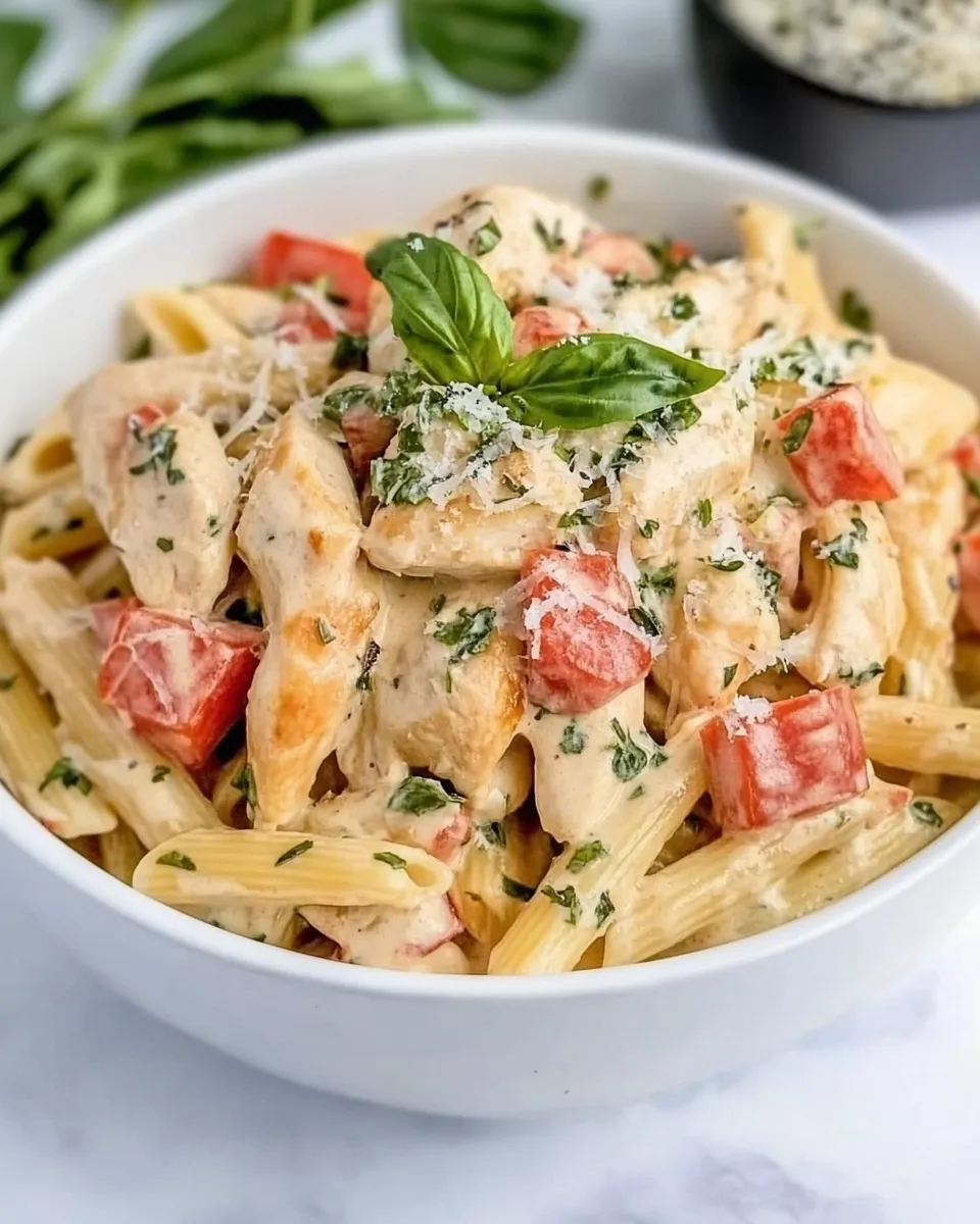 Easy Creamy Italian Chicken Pasta photo