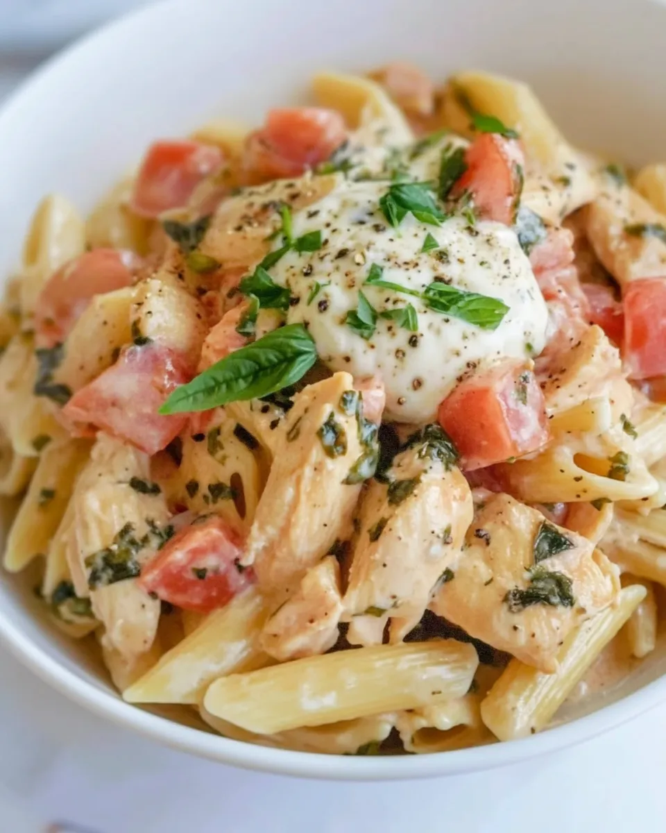 Quick Creamy Italian Chicken Pasta recipe photo