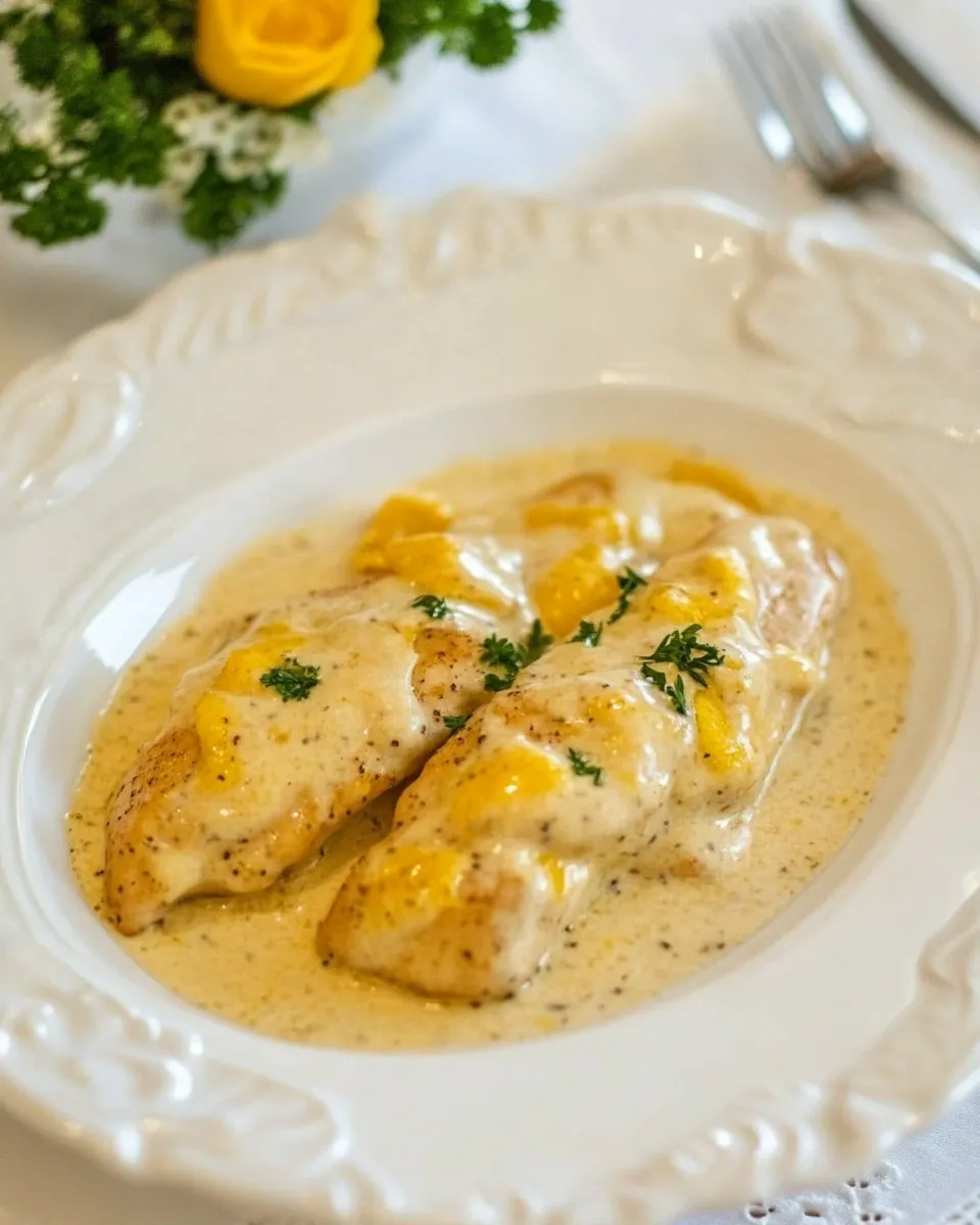 Classic Creamy Lemon Pepper Chicken image