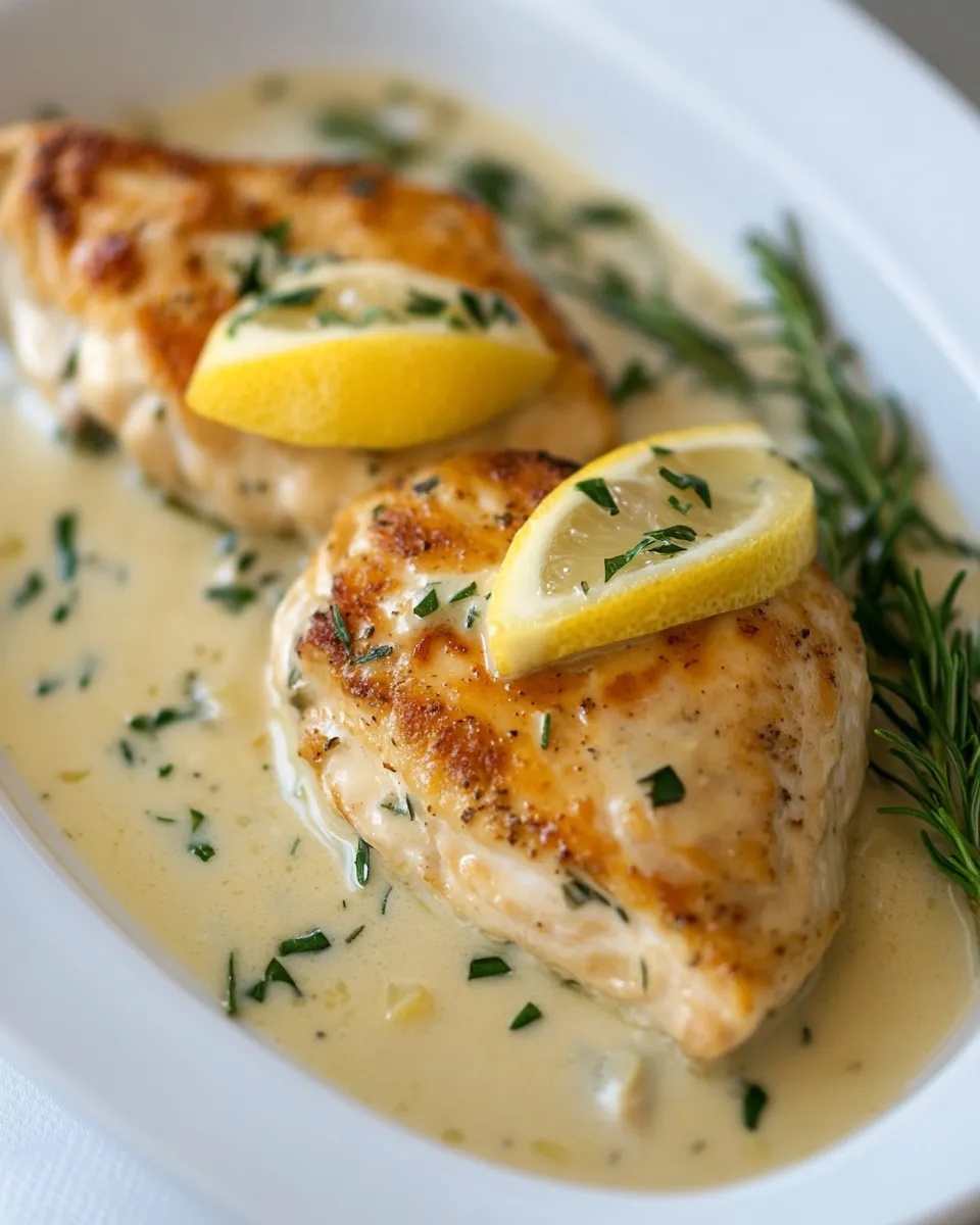 Homemade Creamy Lemon Romano Chicken photo