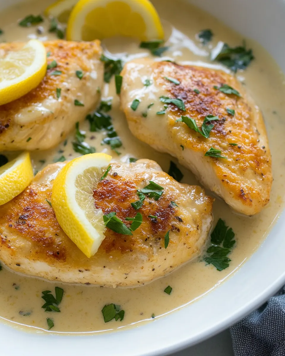Easy Creamy Lemon Romano Chicken recipe photo
