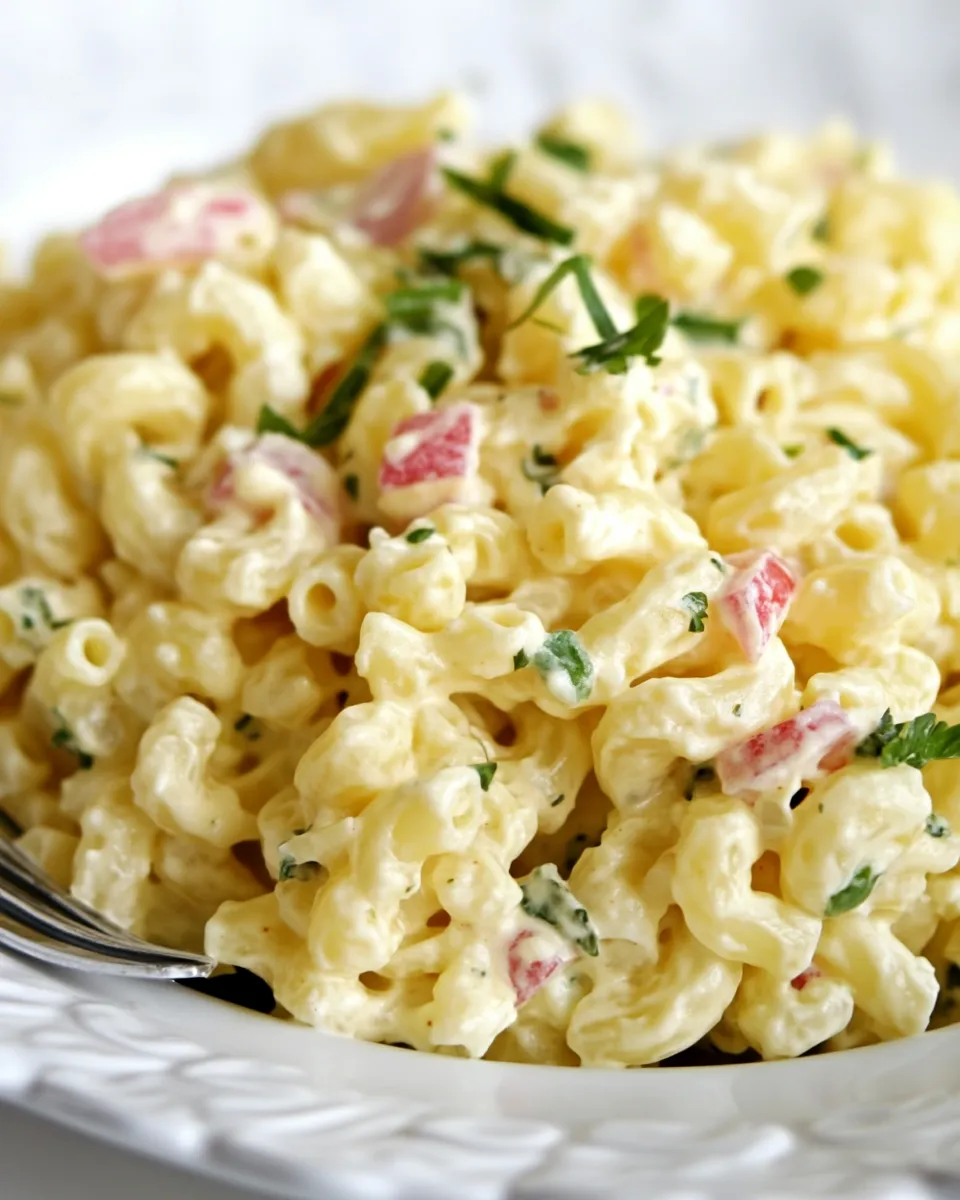 Classic Creamy, Lighter Macaroni Salad image