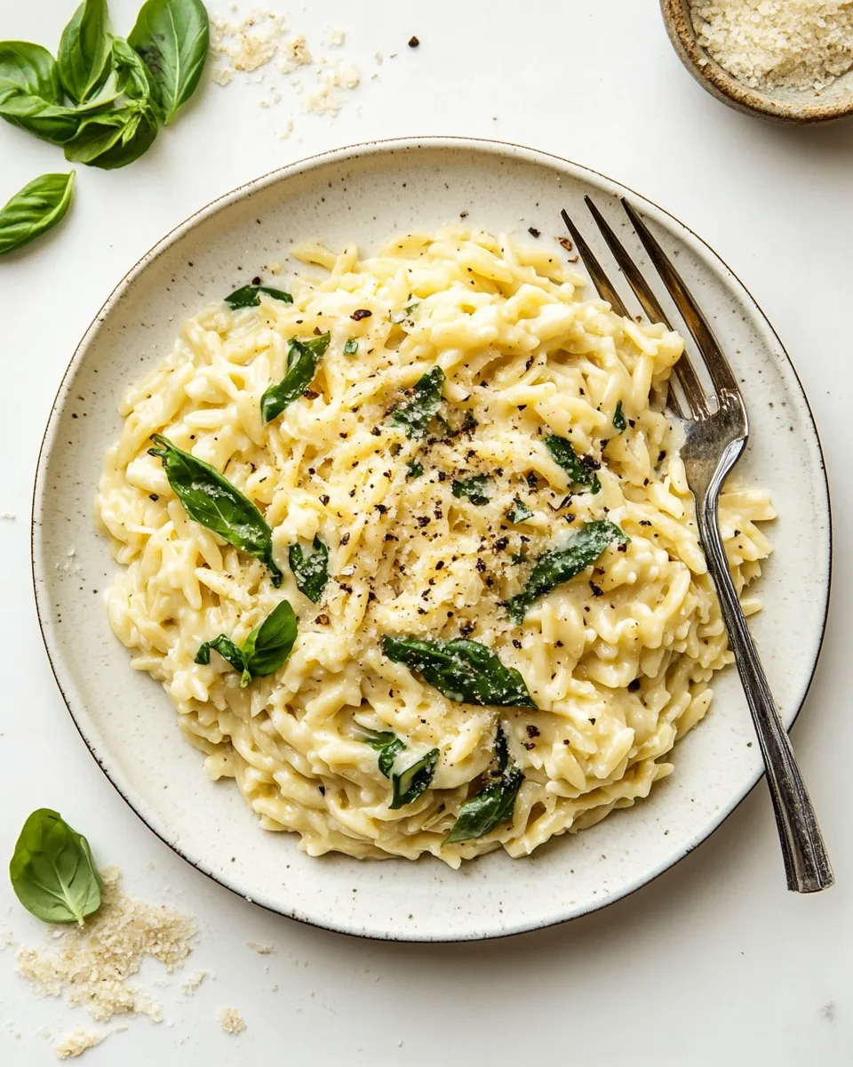 Easy Creamy Orzo photo
