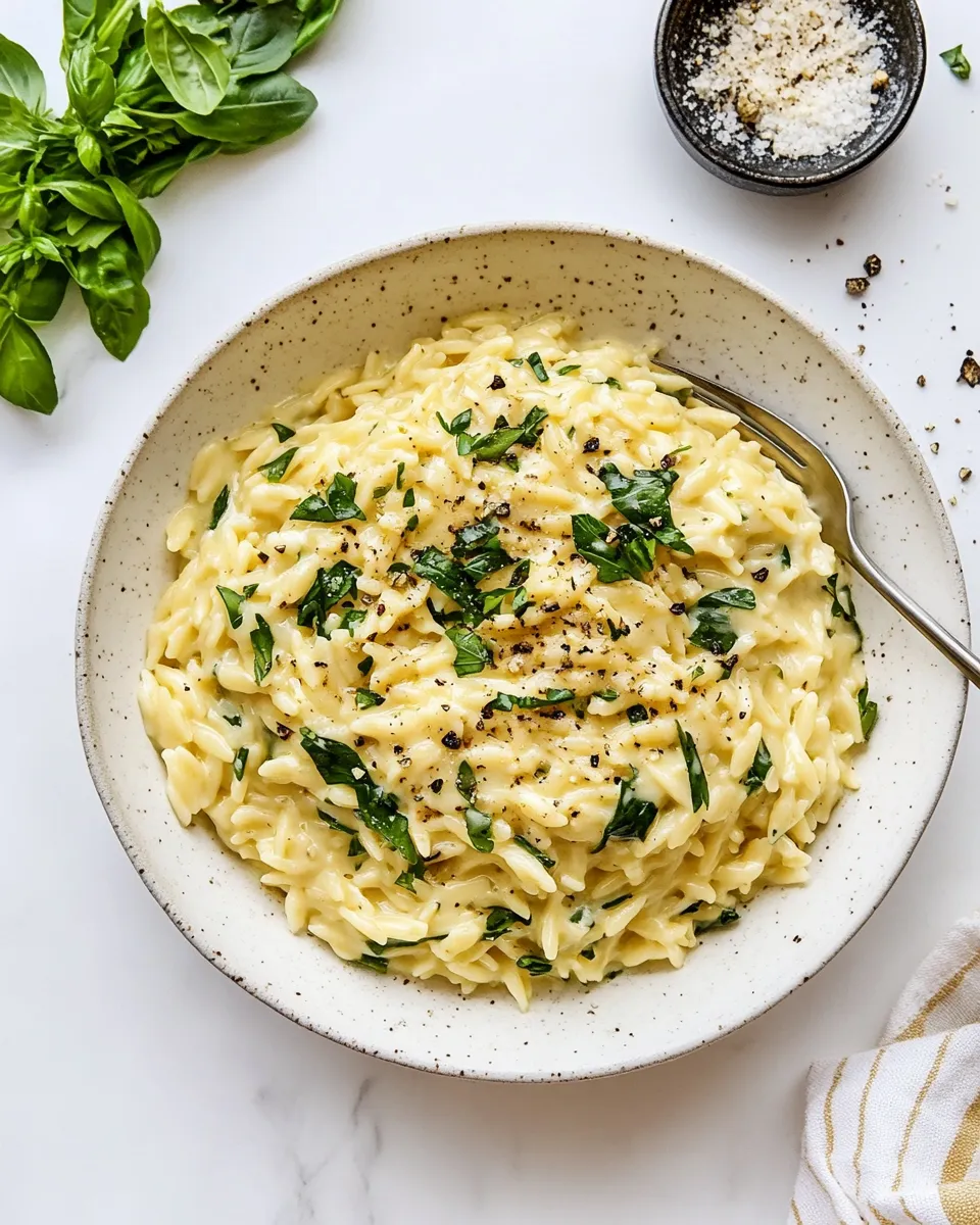 Classic Creamy Orzo recipe photo