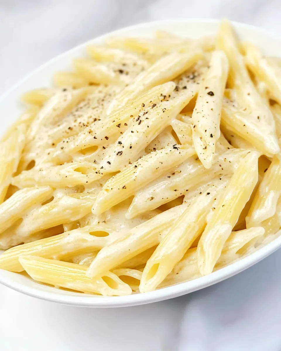 Homemade Creamy Penne Pasta photo