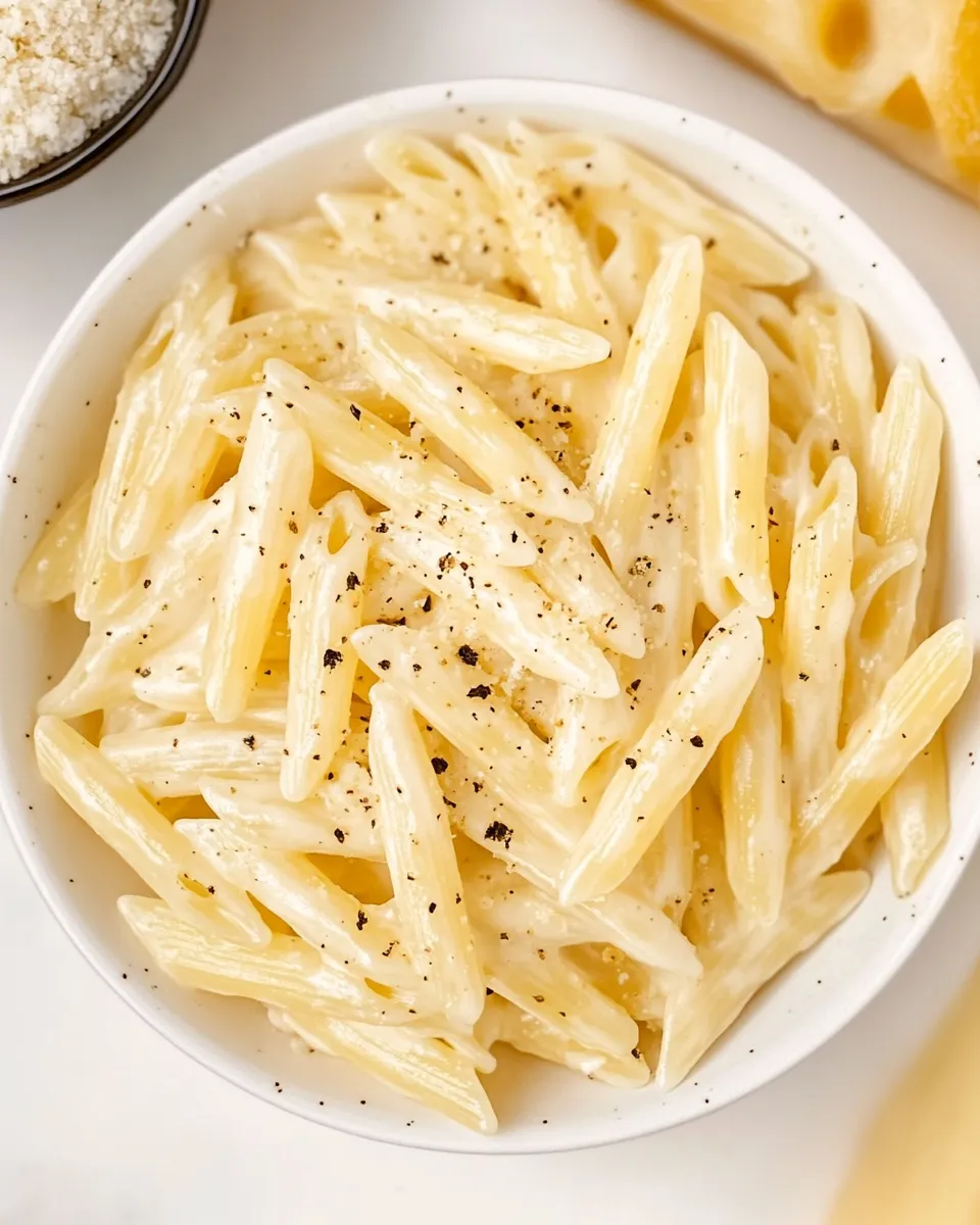 Classic Creamy Penne Pasta image